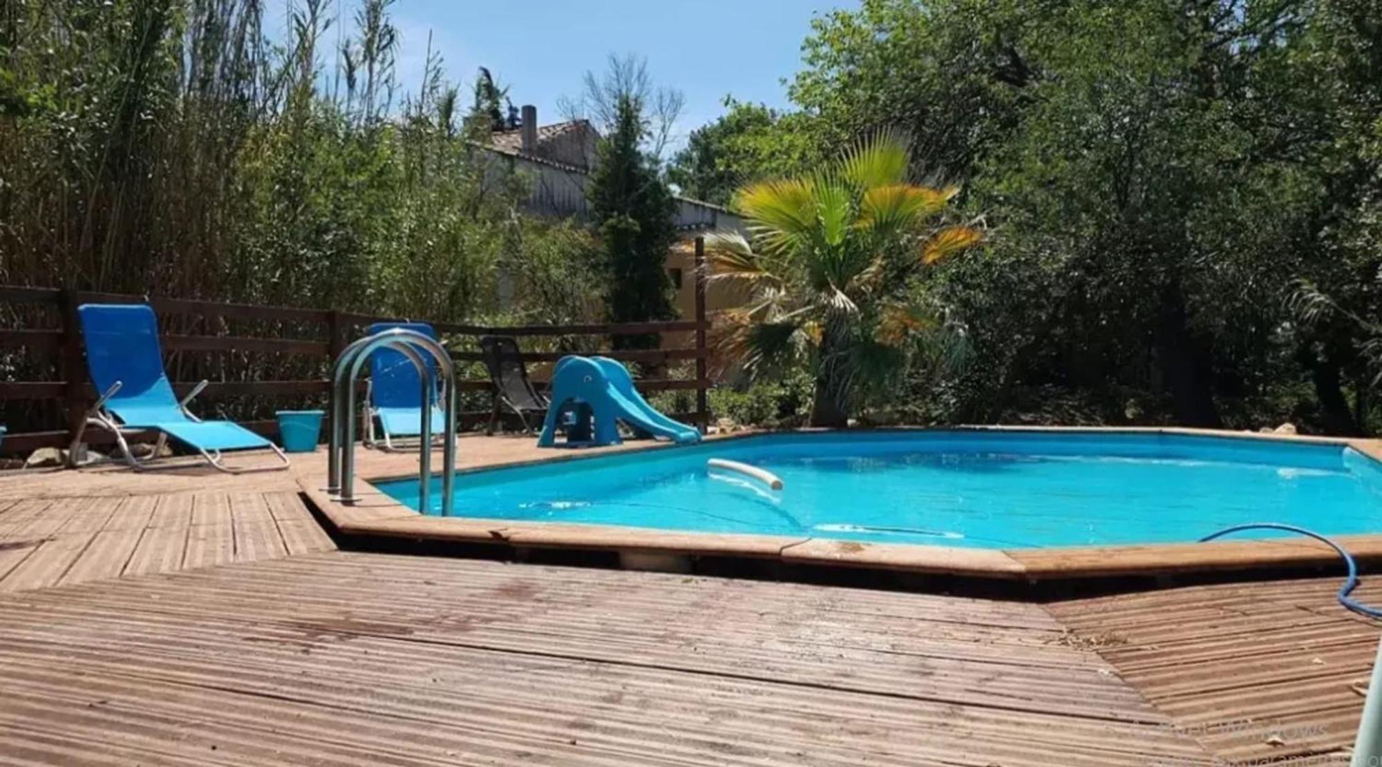 Studio Charmant Dans Un Ancien Moulin Pres D'Orange 30 M² Piscine Extérieur photo